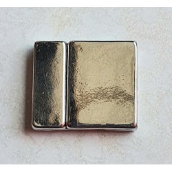 Magnet Verschluss silberfarbig