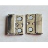 Magnet Verschluss silberfarbig