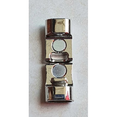Magnet Verschluss silberfarbig