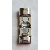 Magnet Verschluss silberfarbig