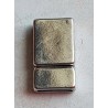 Magnet Verschluss silberfarbig