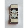 Magnet Verschluss silberfarbig