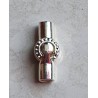 Magnet Verschluss silberfarbig