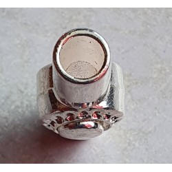 Magnet Verschluss silberfarbig