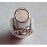 Magnet Verschluss silberfarbig