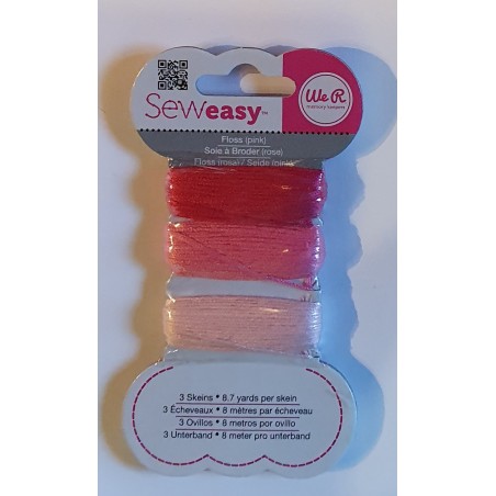 Sew Easy Stickgarn pink