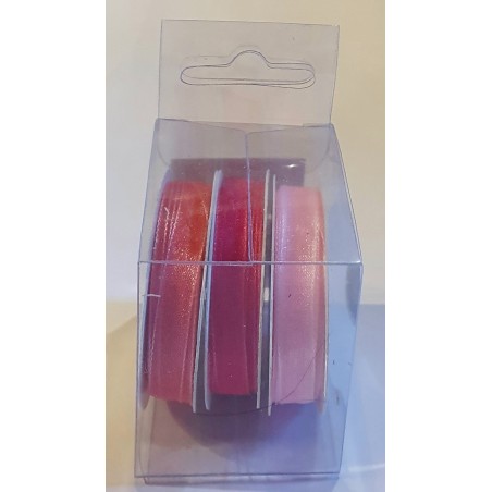 Organza Bänder pink