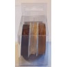 Organza Bänder braun
