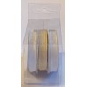 Organza Bänder weiss