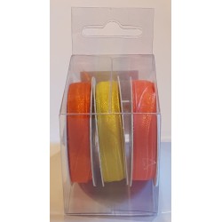 Organza Bänder orange