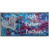 Leinwand Schild Leben.....