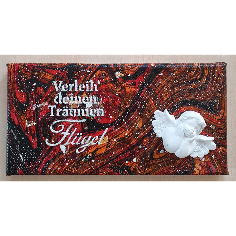 Leinwand Schild Flügel.....