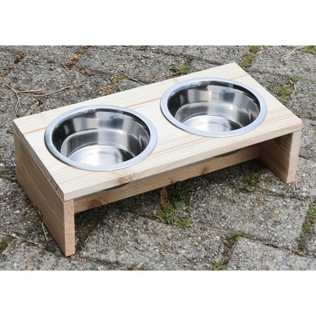 Futter/Wassernapf L doppelt