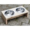 Futter/Wassernapf L doppelt