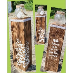 Teelicht Balken Workshop