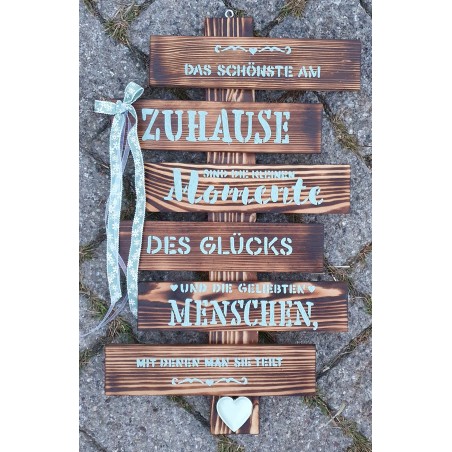 Schild Zuhause.....