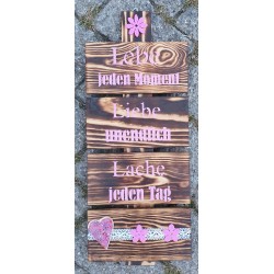 Schild Lebe....