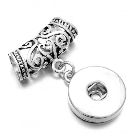 Anhänger für Wechselschmuck silberfarbig