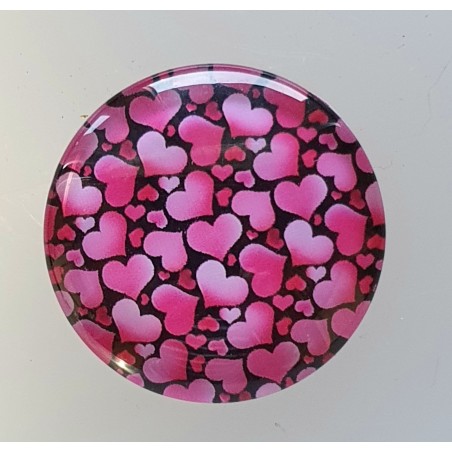 Cabochon 30 mm Herzen