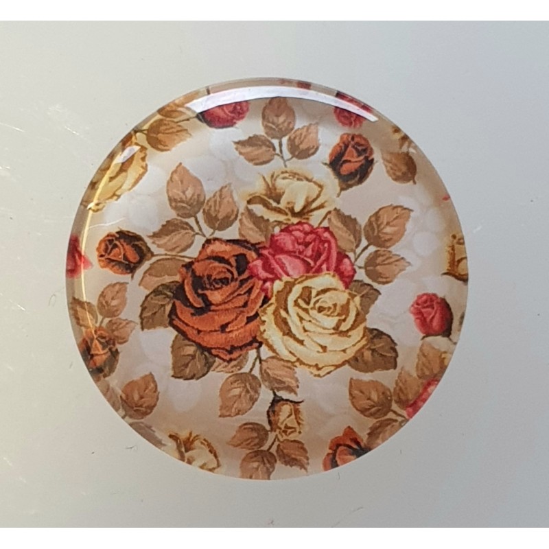 Cabochon 30 mm Rosen