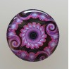Cabochon 30 mm Muster pink