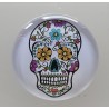 Cabochon 30 mm Totenkopf türkis