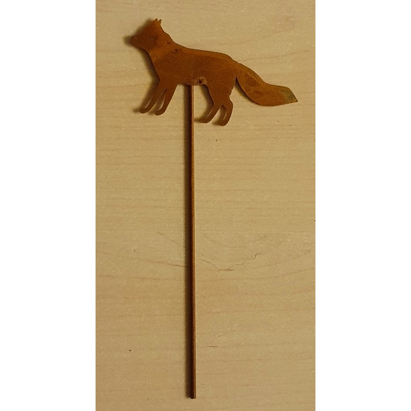 Metall Stecker Fuchs rost