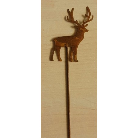 Metall Stecker Hirsch rost