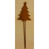 Metall Stecker Weihnachtsbaum rost