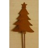 Metall Stecker Weihnachtsbaum rost
