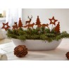 Metall Stecker Weihnachtsbaum rost