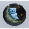 Cabochon Eule schlafend