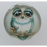 Cabochon Eulen Dame