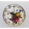 Cabochon Uhr Rosen