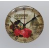 Cabochon Uhr Rosen