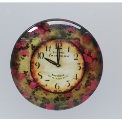 Cabochon Uhr Rosen