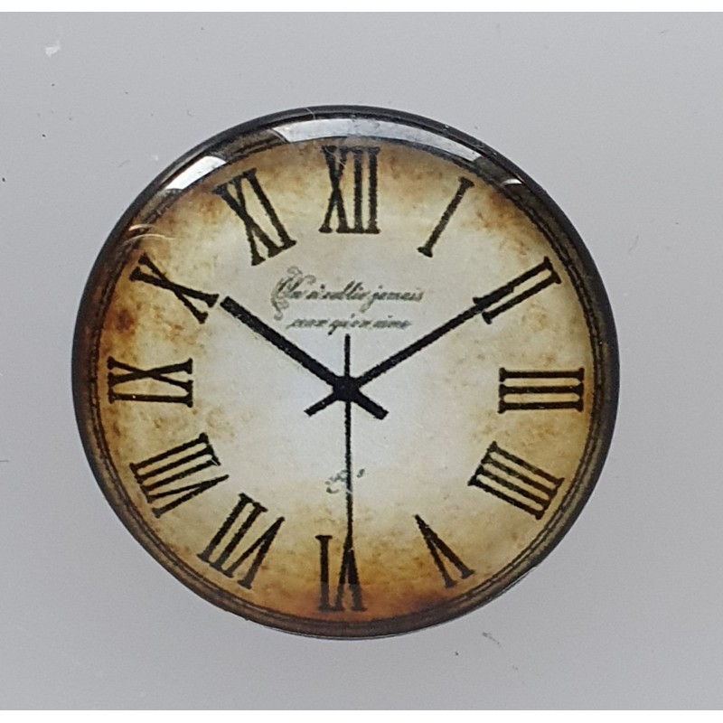 Cabochon Uhr Ziffernblatt