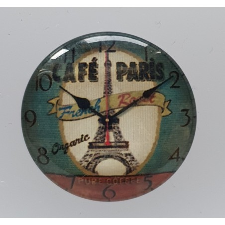Cabochon Uhr Eifelturm
