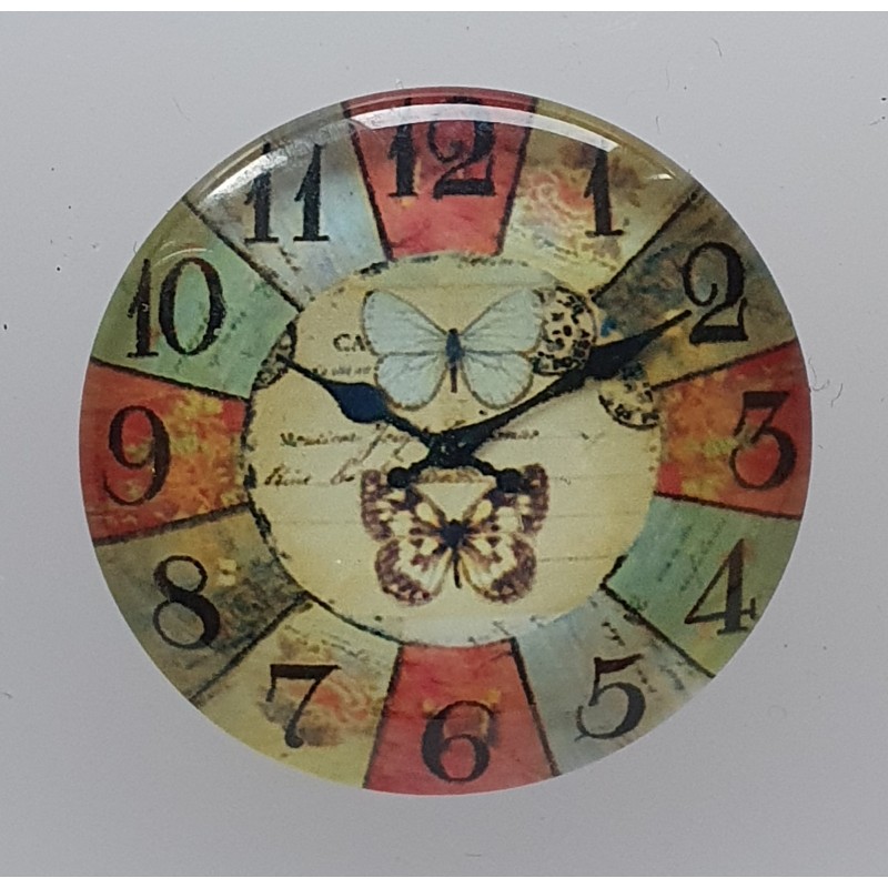 Cabochon Uhr Welt