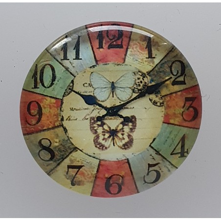 Cabochon Uhr Welt