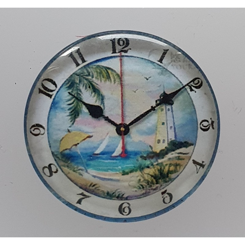 Cabochon Uhr Meer