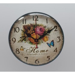 Cabochon Uhr Rosen