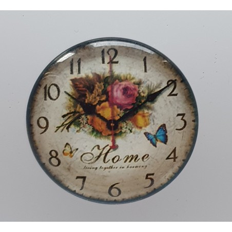 Cabochon Uhr Rosen