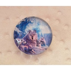 Cabochon Wolfsfamilie