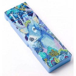 3D Diamant Pixel Stiftebox Hirsch