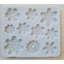 Silikon Form Schneeflocken