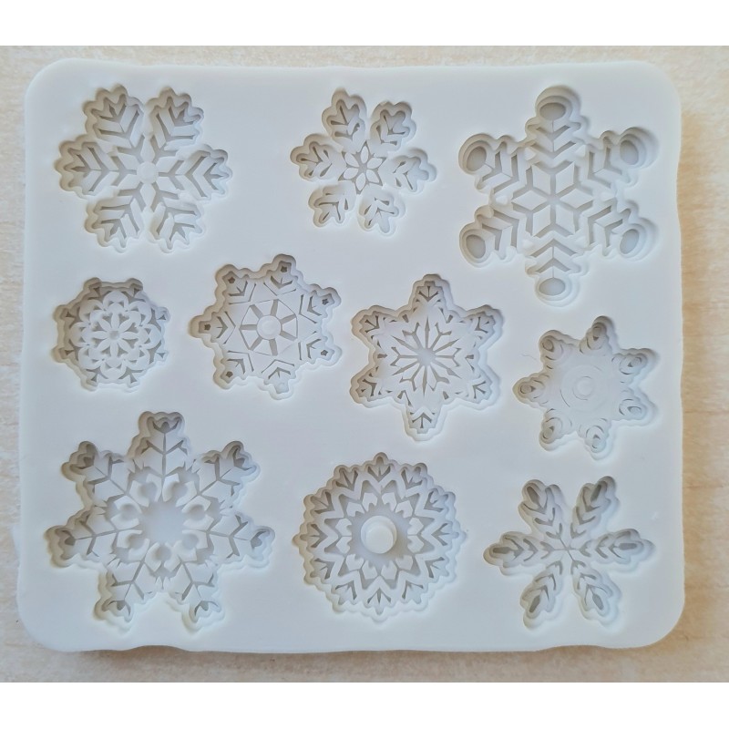 Silikon Form Schneeflocken