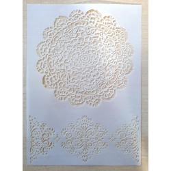 Schablone Ornamente
