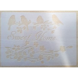 Schablone Sweet Home