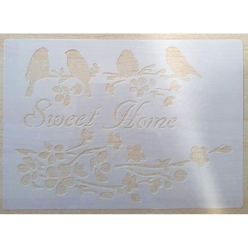 Schablone Sweet Home